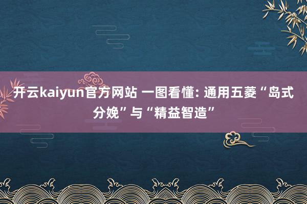 开云kaiyun官方网站 一图看懂: 通用五菱“岛式分娩”与“精益智造”