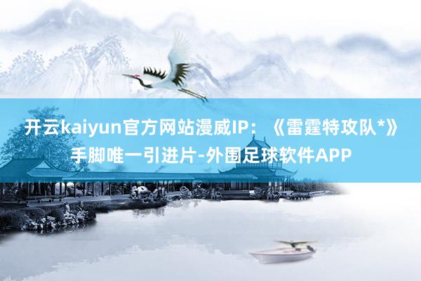 开云kaiyun官方网站漫威IP：《雷霆特攻队*》手脚唯一引进片-外围足球软件APP