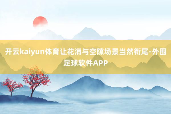 开云kaiyun体育让花消与空隙场景当然衔尾-外围足球软件APP